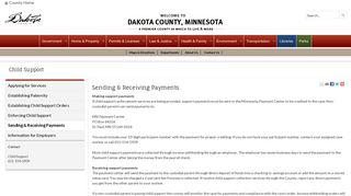 Sending & Receiving Payments | Dakota County