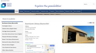 Burnhaven Library (Burnsville)| Dakota County Libraries