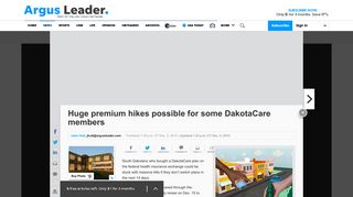 Huge premium hikes possible for some DakotaCare members