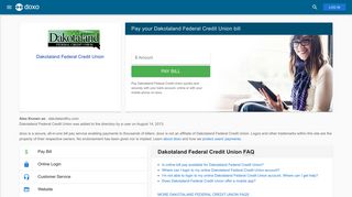 Dakotaland Federal Credit Union: Login, Bill Pay, Customer Service ...