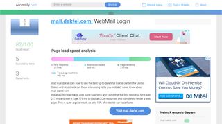 Access mail.daktel.com. WebMail Login