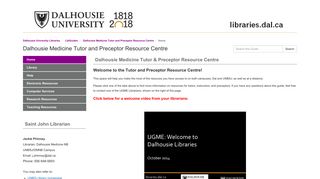 Home - Dalhousie Medicine Tutor and Preceptor Resource Centre ...