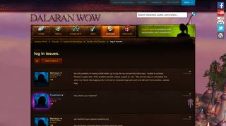 log in issues. | Forums. The Best WOTLK WoW private server ...
