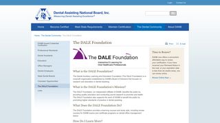 The DALE Foundation - DANB