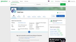 Working at Dale Care | Glassdoor.co.uk
