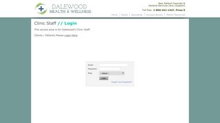dalewood-health | Clinic Login