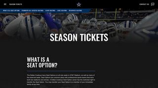 Dallas Cowboys - Season Tickets