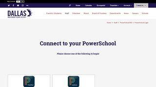 PowerSchool SIS / PowerSchool Login - Dallas ISD