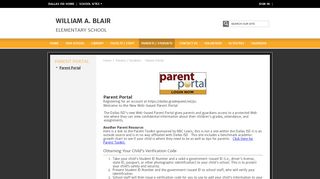 Parent Portal - Dallas ISD