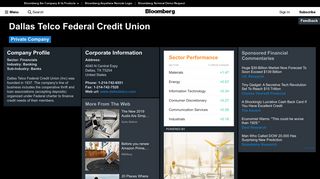 Dallas Telco Federal Credit Union: Company Profile - Bloomberg