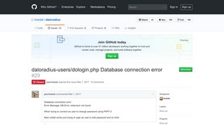 daloradius-users/dologin.php Database connection error · Issue #29 ...
