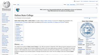 Dalton State College - Wikipedia