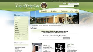 Library - City of Daly City
