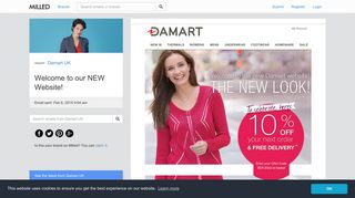 Damart UK: Welcome to our NEW Website! | Milled