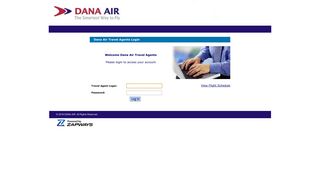 Dana Air - Travel Agents Login