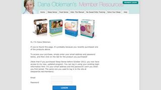 Dana Obleman's Membership Resources | Login to your account