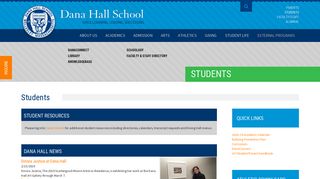 Dana Hall | Students
