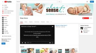 Sleep Sense - YouTube