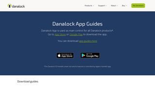 Danalock Mobile App · Danalock