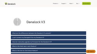 FAQ Danalock V3 · Danalock