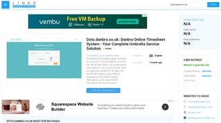 Visit Dots.danbro.co.uk - Danbro Online Timesheet System : Your ...