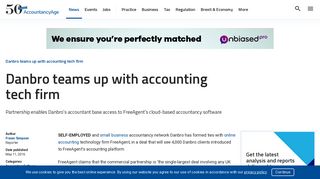 Danbro teams up with accounting tech firm - Accountancy Age