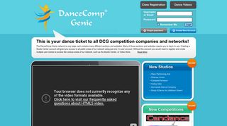 DanceComp Genie | Studio Center