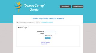 Login to Your DCG Passport Account Now - DanceComp Genie ...