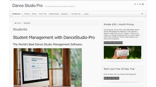 Students | Dance Studio Pro