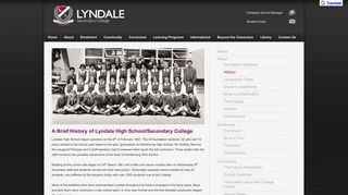 A Brief History | Lyndale Secondary College