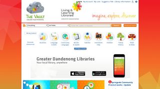 Greater Dandenong Libraries - The Vault - SirsiDynix.com