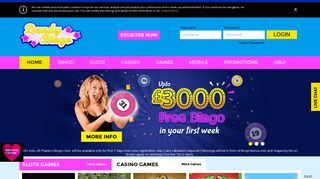 Online Bingo: Dandy Bingo UpTo 300% bonus on 1st Deposit
