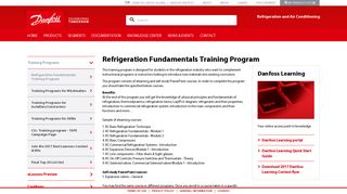 Refrigeration Fundamentals Training Program | Danfoss