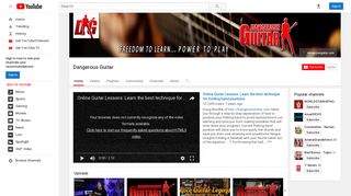 Dangerous Guitar - YouTube