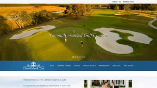 Daniel Island Club Mobile Homepage