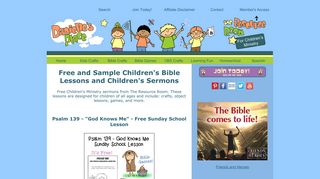 Free and Sample Sunday School Lessons and ... - Danielle's Place