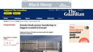 Danske Bank money laundering 'is biggest scandal in Europe ...