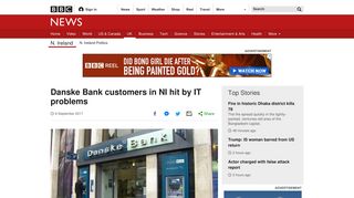 Danske Bank customers in NI hit by IT problems - BBC News