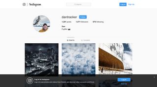 Dan (@dantracker) • Instagram photos and videos