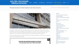 PowerSchool Information & Directions - Danvers Public Schools