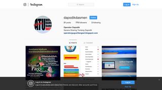 Operator Dapodik (@dapodikdasmen) • Instagram photos and videos