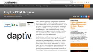 Daptiv PPM Review 2018 | Project Management Software