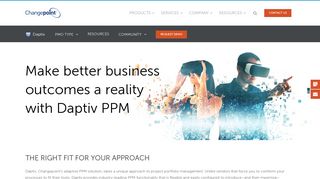 Daptiv PPM for end-to-end project management | Changepoint