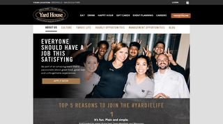 Careers and Job Opportunities | Yard House Restaurants