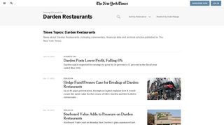 Darden Restaurants - The New York Times