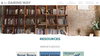 Resources - The Daring Way