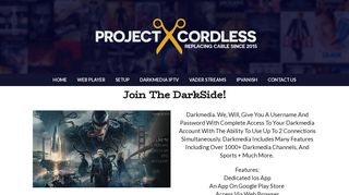 DarkMedia IPTV - Project Cordless