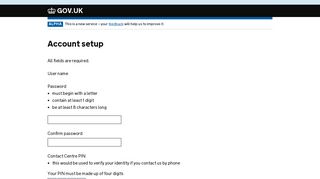 Account Setup - Pay the Dartford Crossing charge (Dart Charge)