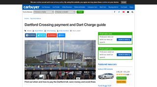 Dartford Crossing payment and Dart Charge guide | Carbuyer