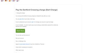 Pay Dartford Crossing - Pay Dart Charge
